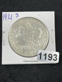 1921 S Morgan Silver Dollar Coin