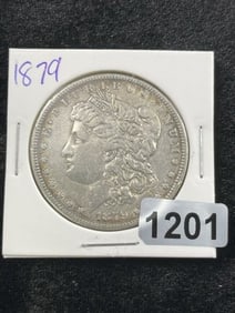 1879 Morgan Silver Dollar Coin