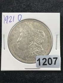 1921 D Morgan Silver Dollar Coin