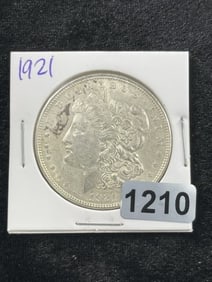 1921 Morgan Silver Dollar Coin