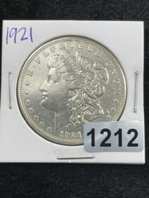 1921 Morgan Silver Dollar Coin