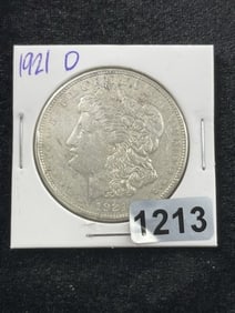 1921 D Morgan Silver Dollar Coin