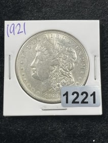 1921 Morgan Silver Dollar Coin