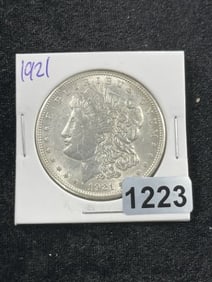 1921 Morgan Silver Dollar Coin