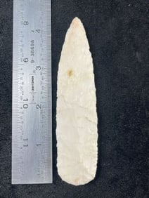 4 & 1/4" Agate Basin Indian Artifact Arrowhead