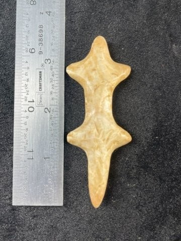 3 & 1/2" Flint Polished Lizard Indian Artifact Arrowhead (1 of 3)