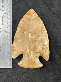 3 & 1/4" Hopewell Indian Artifact Arrowhead