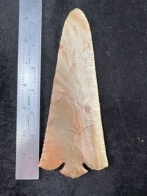 7 & 9/16" Ross Blade Indian Artifact Arrowhead