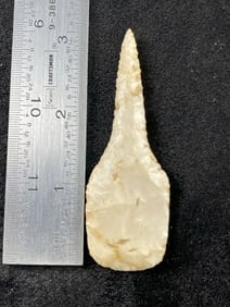 3 & 3/16" Drill Indian Artifact Arrowhead