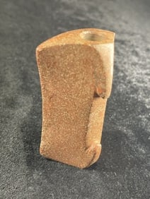 Saddle Back Bannerstone Indian Artifact Arrowhead
