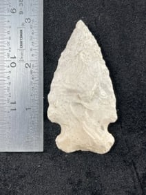 2 & 7/8" Notched Point Indian Artifact Arrowhead