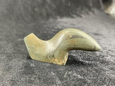 Slate Birdstone Indian Artifact Arrowhead