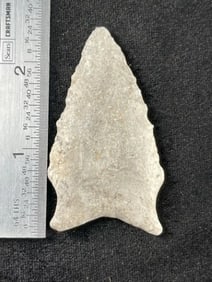 2 & 1/2" Dalton Indian Artifact Arrowhead