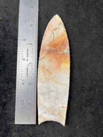 5 & 1/2" Clovis Indian Artifact Arrowhead