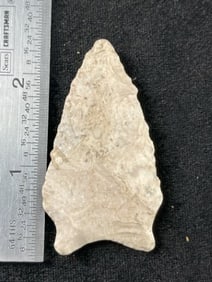 2 & 3/8" Dalton Indian Artifact Arrowhead