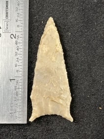 2 & 3/8" San Patrice Indian Artifact Arrowhead