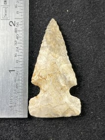 2" Side Notch Indian Artifact Arrowhead