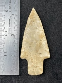 3 & 1/4" Adena Indian Artifact Arrowhead