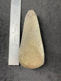 Polished Celt Indian Artifact Arrowhead