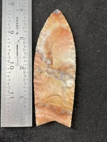 3 & 7/8" Clovis Indian Artifact Arrowhead