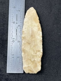Agate Basin Indian Artifact Arrowhead