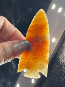 3 & 1/8" Gem Quality Material Lost Lake Indian Artifact Arrowhead