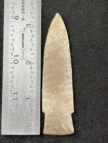 3 & 1/4" Scottsbluff Indian Artifact Arrowhead