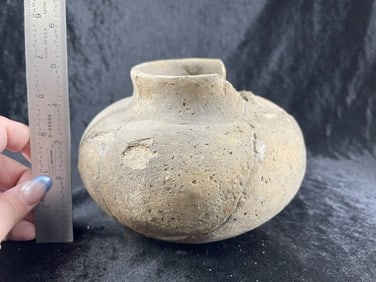 Mississippian Jar from Bradley County, Arkansas broken & glued Indian Artifact Arrowhead