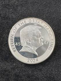 2024 Donald Trump One Ounce Silver Round Coin