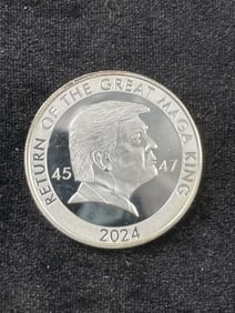 2024 Donald Trump One Ounce Silver Round Coin