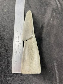 Spear Head Effigy Stone Pipe Indian Artifact Arrowhead