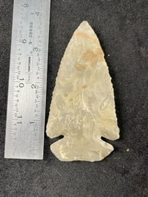 3 & 11/16" Dovetail Indian Artifact Arrowhead