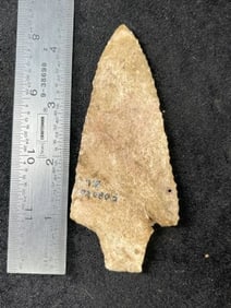 4 & 1/4" Adena Indian Artifact Arrowhead