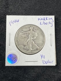 1946 Walking Liberty Half Dollar Coin