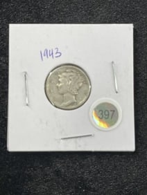 1943 Mercury Dime Coin