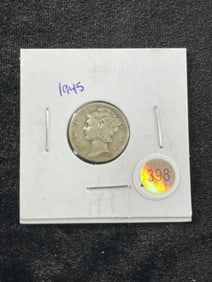 1945 Mercury Dime Coin