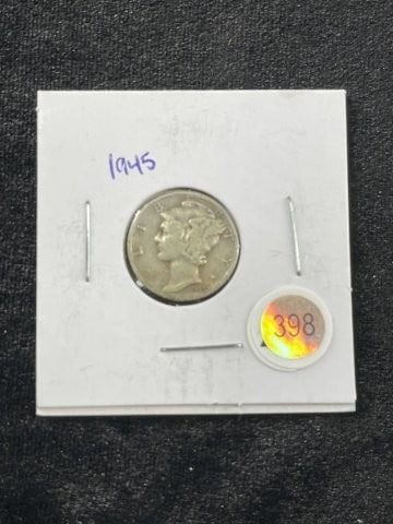 1945 Mercury Dime Coin (1 of 2)