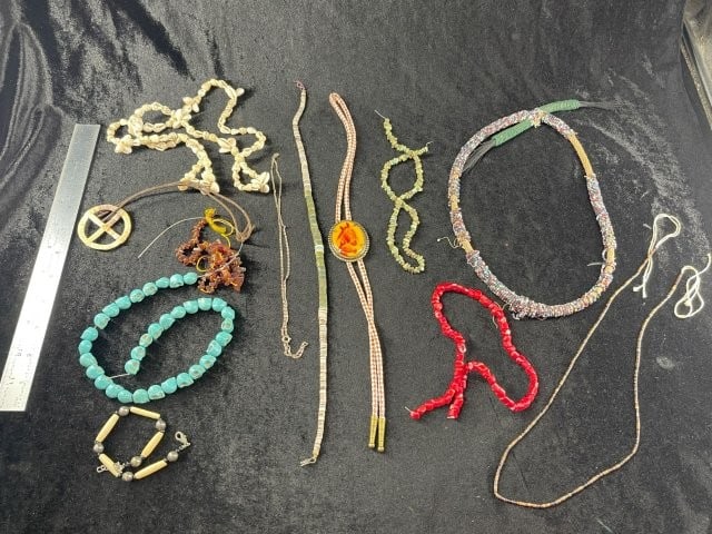 Group of Trade Bead Necklaces, etc (1 of 5)