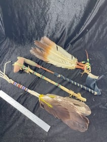Beaded War Club, etc