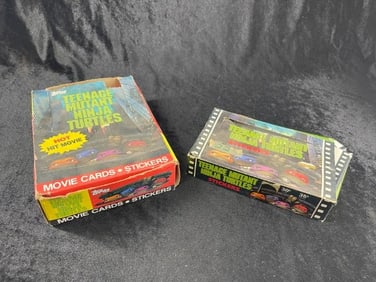 2 Boxes of Teenage Mutant Ninja Turtles Memorabillia