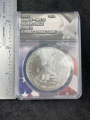 2021 Silver Eagle Coin (1 of 2)