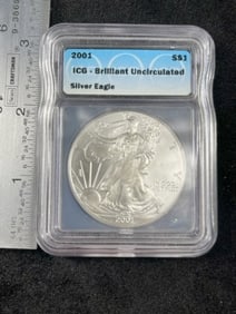 2001 Silver Eagle Coin