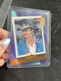 Richard Petty Hand Signed Authentic Autograph Racing Card
