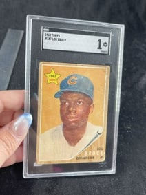 1962 Topps Lou Brock Baseball Card
