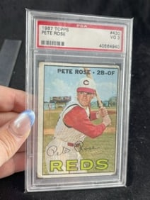 1967 Topps Pete Rose Baseball Card
