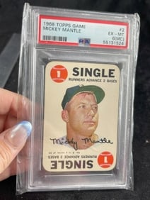 1968 Topps Mickey Mantle Baseball Card