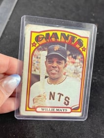 1972 Willie Mays Baseball Card