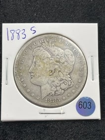 1883 S Morgan Silver Dollar Coin