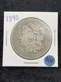 1890 Morgan Silver Dollar Coin