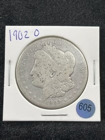 1902 O Morgan Silver Dollar Coin